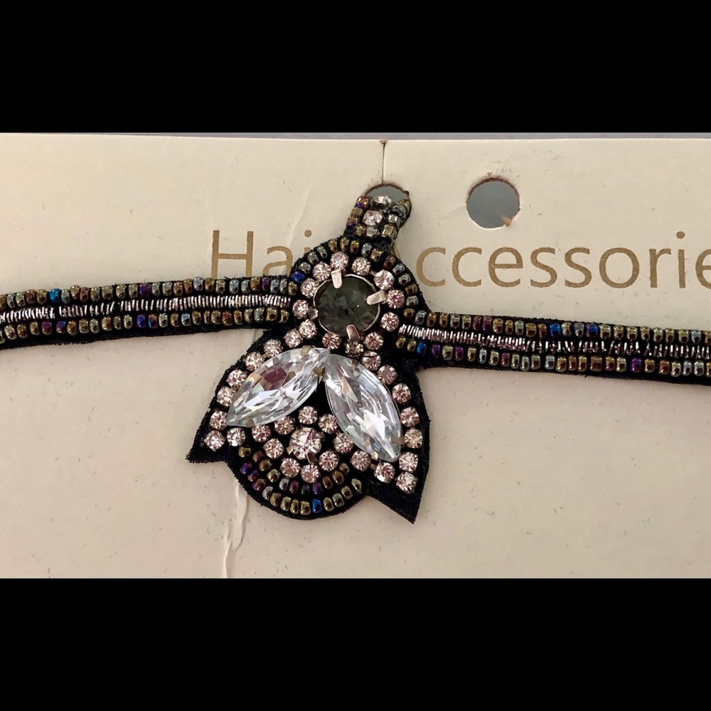Multi Colored Rhinestone Headband - Picture 3 of 3